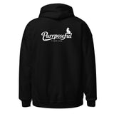 Purrposeful Threads Logo Hoodie Back