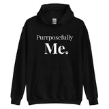 Purrposefully Me Hoodie Back Cozy Cat Lover Hoodie
